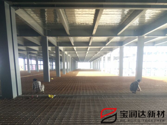 钢筋桁架楼承板施工
