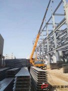 宝润达桁架楼承板应用新乡钢结构项目